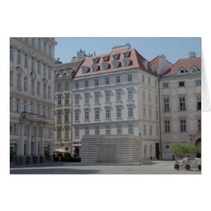 Judenplatz, Wien, Österrike Hälsningskort