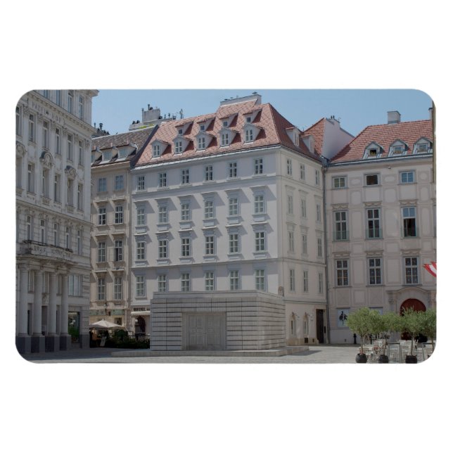 Judenplatz, Wien, Österrike Magnet (Horisontell)