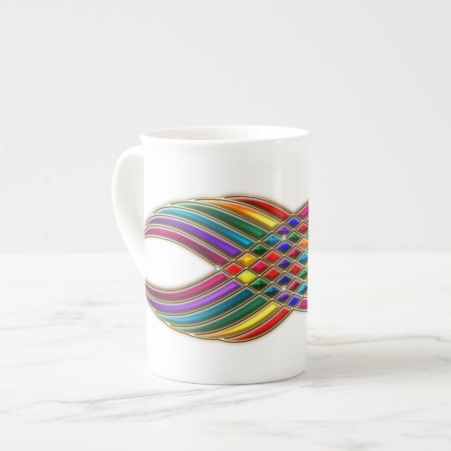 Judespecialitet Mugg Benporslin Mugg (Framsida vänster)