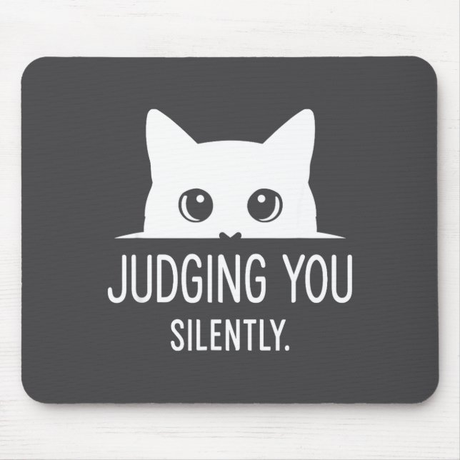 Judging You Silently - Funny Cat  Musmatta (Framsidan)