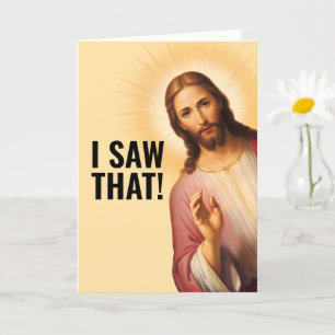 Judgmental Jesus - JAG SÅG ATT Kort