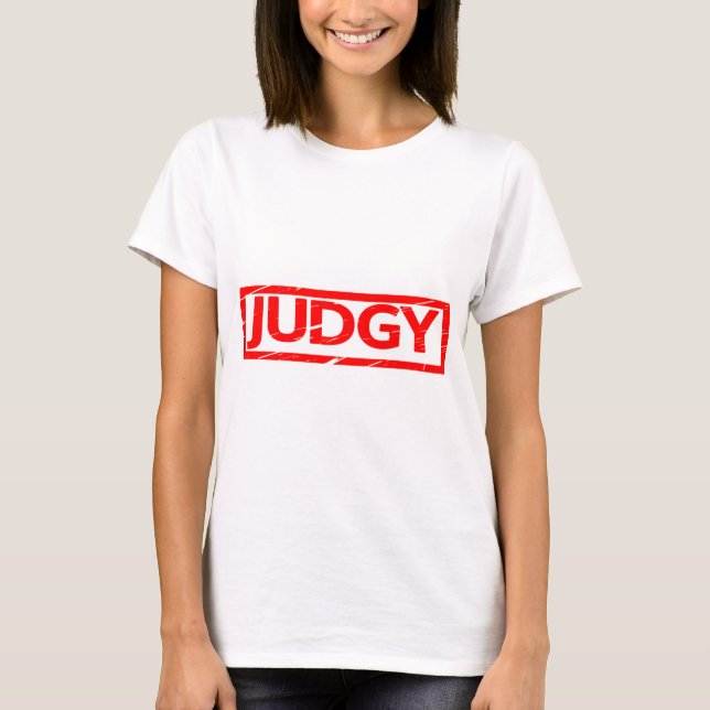 Judgy Frimärke Tee Shirt (Framsida)