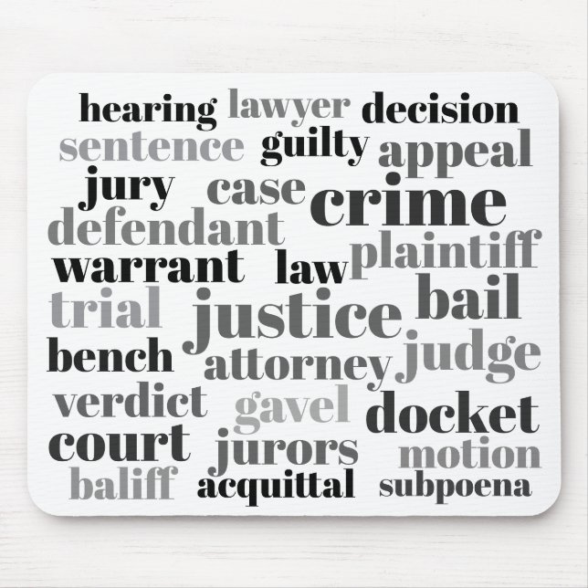 Judicial Legal Terns Word Cloud Design Musmatta (Framsidan)