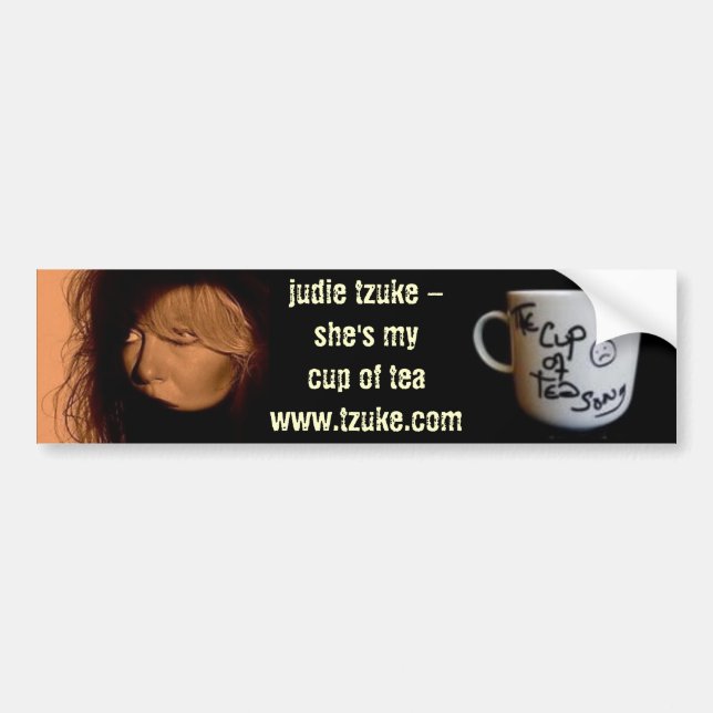 Judie Tzuke - kopp av Teasången - bildekal (Framsidan)