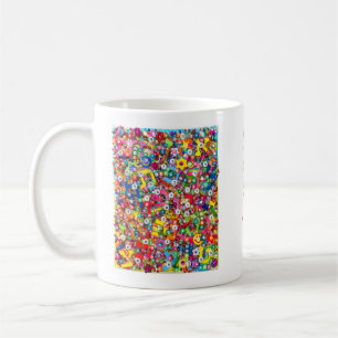 Judisk alfabetmugg kaffemugg