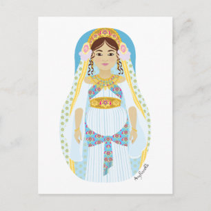 Judisk, Drottning Ester Matryoshka vykort