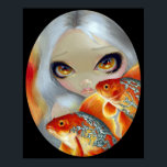 judisk fisk: guldfisk från Silver och Guld ART PRI Poster<br><div class="desc">Fisk har alltid varit ett av mina favoritprodukter sak att måla, och jag utforskar detta ytterligare med min nya serie "judeled Fish" som innehåller sjöjungfruar och fisk med ornat dekorativt inslag (finare fisk!). I det första biet, "Silver och Guld", visas guldfisk som dekorerats med ornerade silver-förläggningar - en slående kontrast...</div>