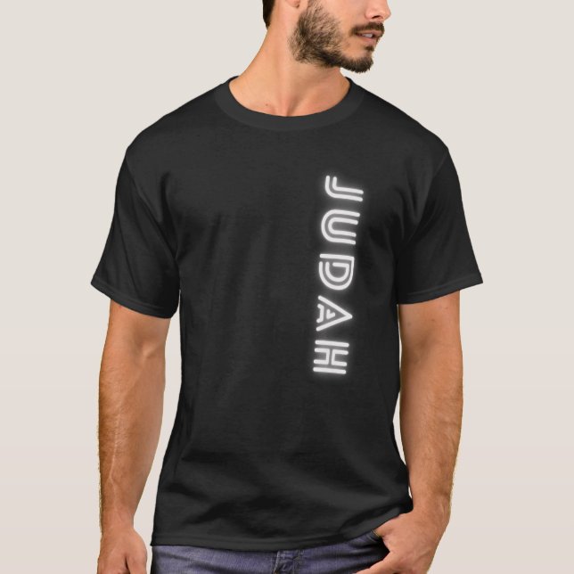 judisk hebreisk israelielit Menorah Yiddisk Judah  T Shirt (Framsida)