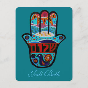 JUDISK INBJUDAN FÖR HAMSA-FLADDERMÖSSPUB MITZVAH