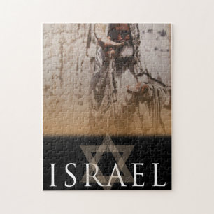 Judisk Israel Pussel-Heliga man i Jerusalem Pussel