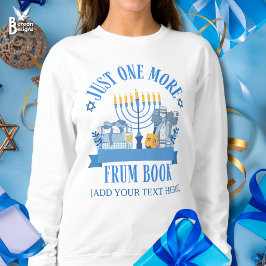 Judisk JUST ETT TILL FRUM BOKKLUBB Hanukkah T Shirt