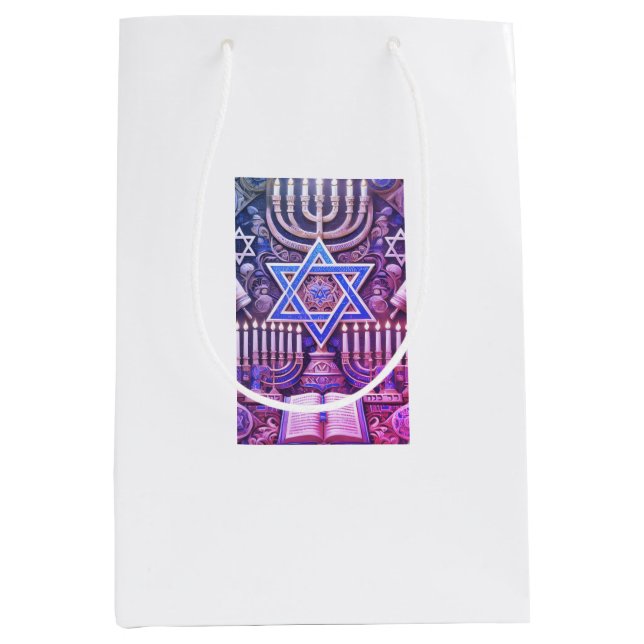 Judisk menorah chabad hebreiska (Framsidan)