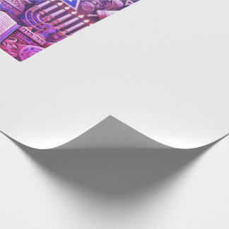 Judisk menorah chabad presentpapper hebreiska