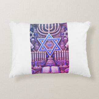 Judisk Menorah Hebreiska Judendomen Prydnadskudde