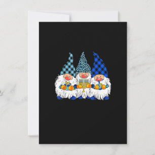 Judisk Menorah Tre Tomtar Glad Chanukah Tomte H Inbjudningar