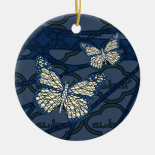 Judisk monarkprydnad julgransprydnad keramik