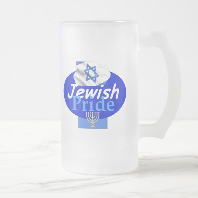 JUDISK PRIDE FROSTAT ÖLGLAS (Höger)