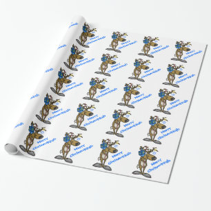 Judisk ren Chrismukkah som slår in papper Ver.2 Presentpapper