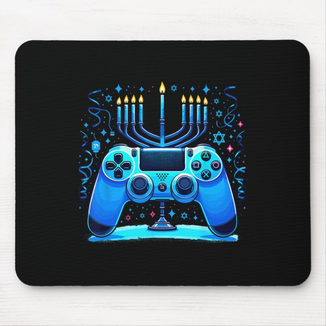 Judisk spelkonsolspelare Hanukkah Chanukah  Musmatta (Framsidan)