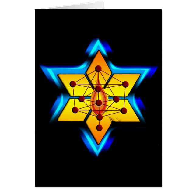 judisk SPiritualitet Hälsningskort (Framsidan)