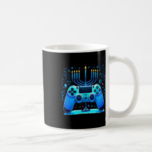 Judisk TV-spelskonsoll-spelare Hanukkah Chanukah Kaffemugg