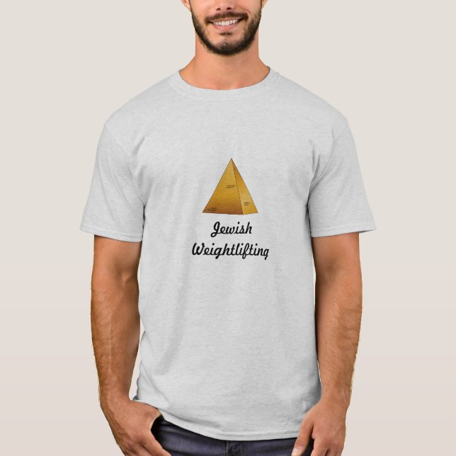Judisk Weightlifting T Shirt (Framsida)
