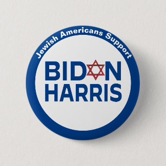 Judiska amerikaner Support Biden Harris Knapp