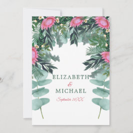 Judiska Blommigten Bröllop Chuppah Eucalyptus Prot Inbjudningar
