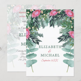 Judiska Blommigten Bröllop Chuppah Eucalyptus Prot Inbjudningar