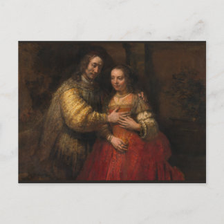 Judiska Bride av Rembrandt van Rijn Vykort