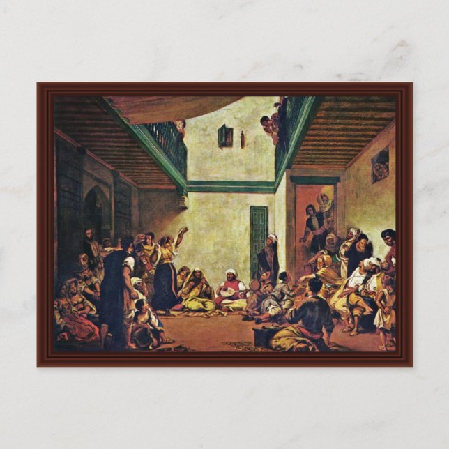 Judiska Bröllop i Marocko Vykort (Framsida)