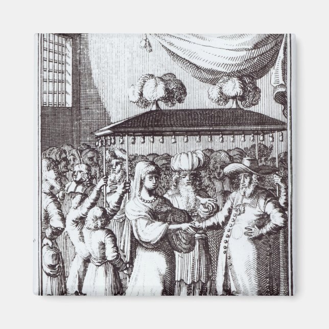 Judiska Bröllop Magnet (Framsidan)