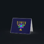 Judiska Candlesticks Kort<br><div class="desc">Traditionella judiska skådespel som symboliserar den hebreiska judiska stjärnan och ljuset. Om du är tittar för judiska gåvor,  presentidéer för Bas och Pub Mitzvah,  bröllop eller judiska helgdagar som Hanukkah och Pesach,  besök våra hälsningskort,  gåvor från baby och födelsedagspresent i presenter.</div>