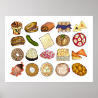 Judiska Cuisineet Mat Illustration Köksdeeller