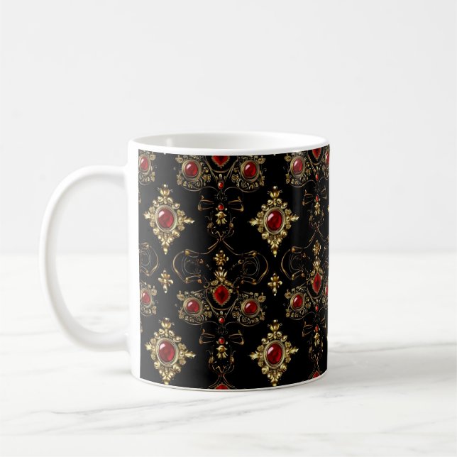 Judiska Eleganten Mönster Kaffemugg (Vänster)