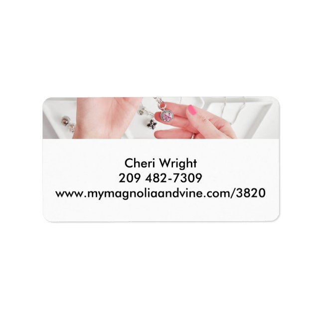 Judiska etiketter adressetikett (Framsidan)