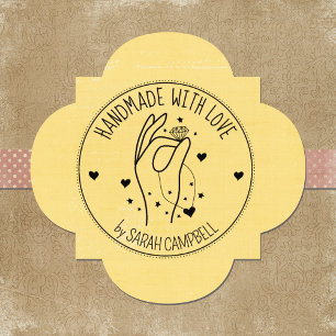 Judiska handtag med kärlek, Anpassningsbar Stämpel