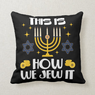 Judiska Hanukkah Det är så vi tycker Kudde