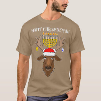 Judiska julrenen Lycklig Chrismukah T Shirt