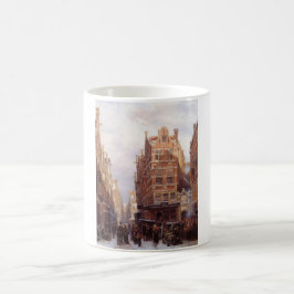 Judiska kvarteret i Amsterdam (Vintage City Scene) Kaffemugg