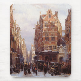 Judiska kvarteret i Amsterdam (Vintage City Scene) Musmatta