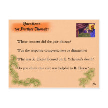 Judiska Life Learning: Bikur Holim / Frågor