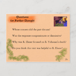 Judiska Life Learning: Bikur Holim / Frågor Vykort