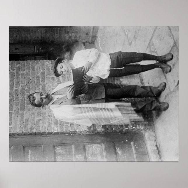 Judiska människor med Tanakh på Yom Kippur Poster (Framsidan)