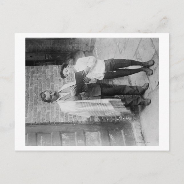 Judiska människor med Tanakh på Yom Kippur Vykort (Framsida)