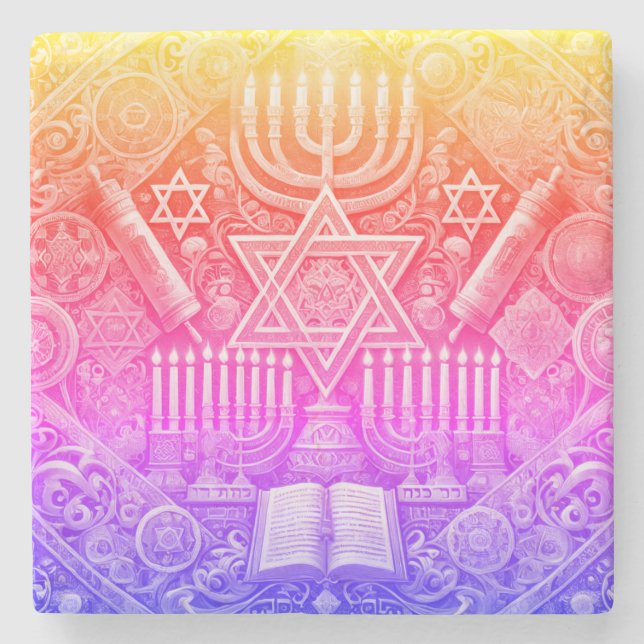 Judiska marmor underlägg (Framsidan)