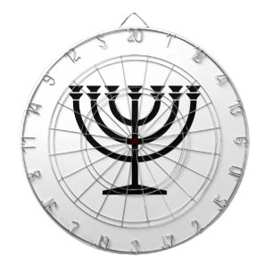 Judiska Menorah (judensimens symbol) Darttavla