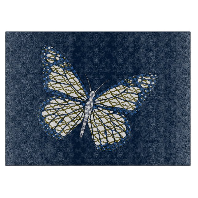 Judiska monarch-glasskärskivor (Framsidan)