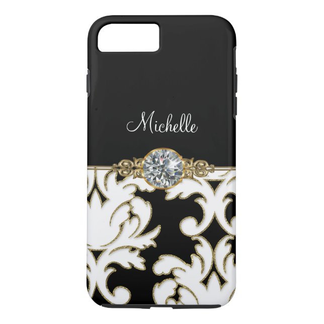 Judiska Monogram Stil iPhone 7 Plus Case-Mate iPhone Skal (Baksida)