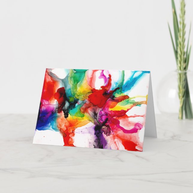 Judiska prismen - vattenfärg kort (Framsida)